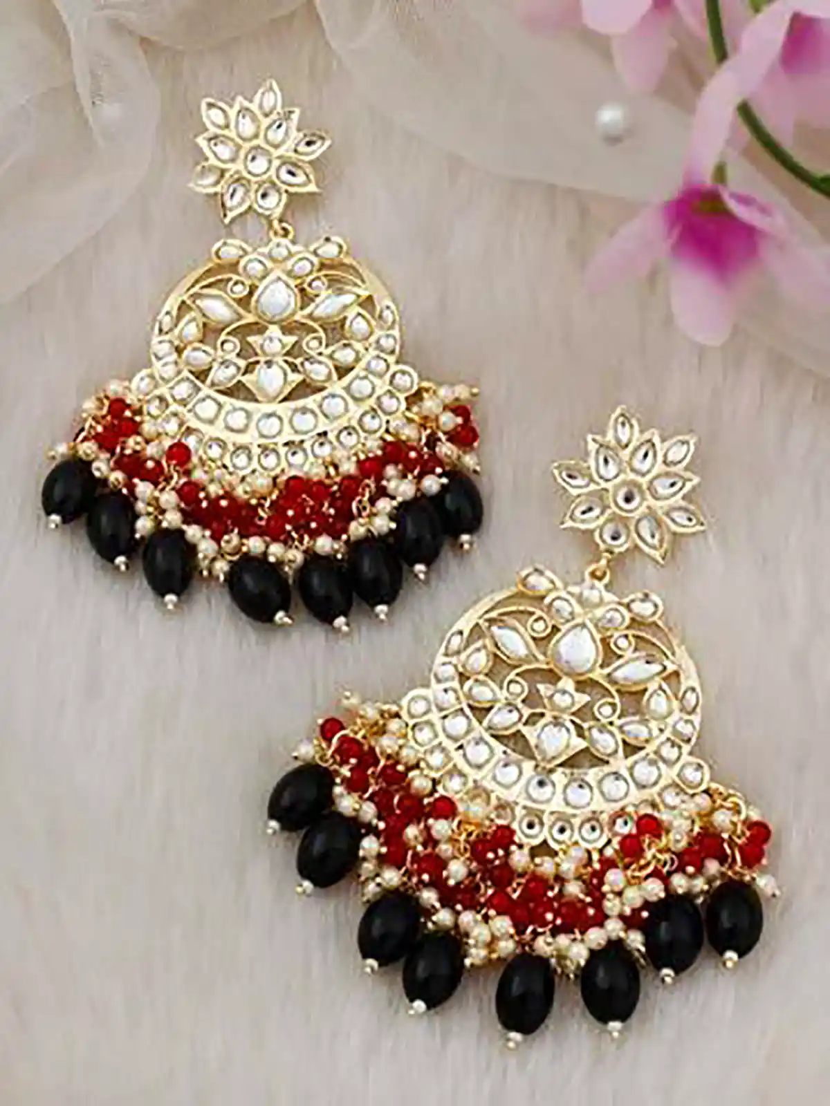 گوشواره طلای سنتی هندی