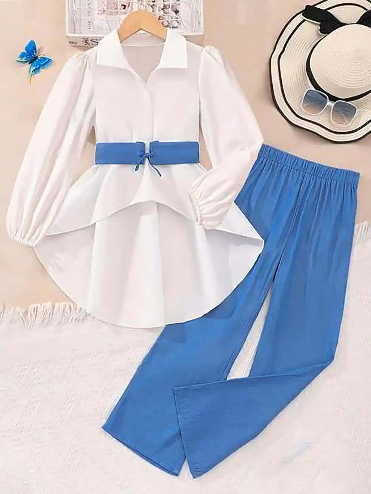 شومیز شلوار نخی تو خونگی
