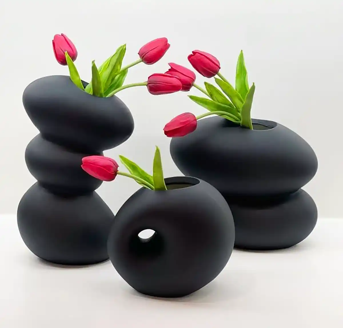 گلدون مات سرامیکی مدرن