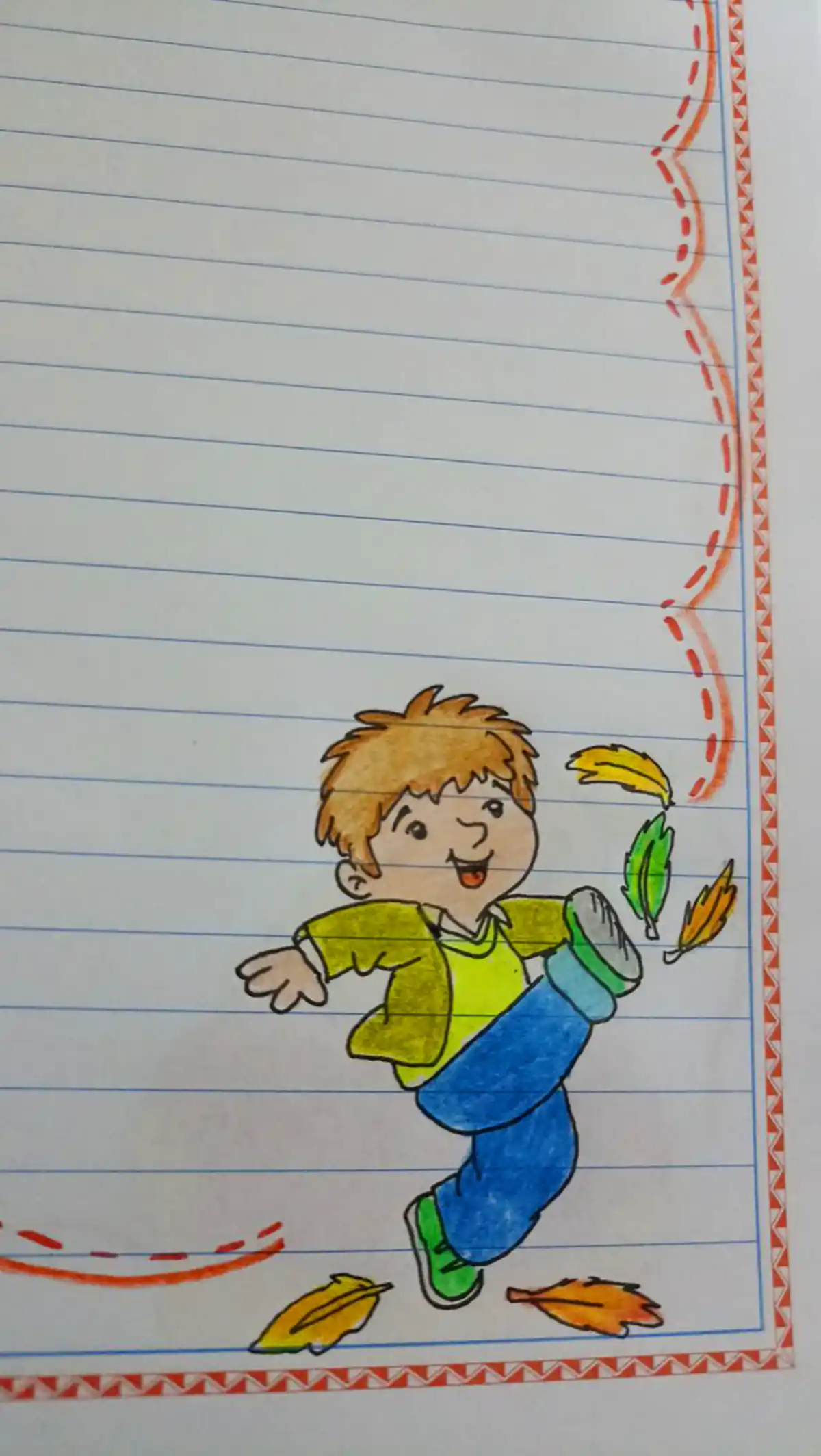 تزئین دفتر نقاشی