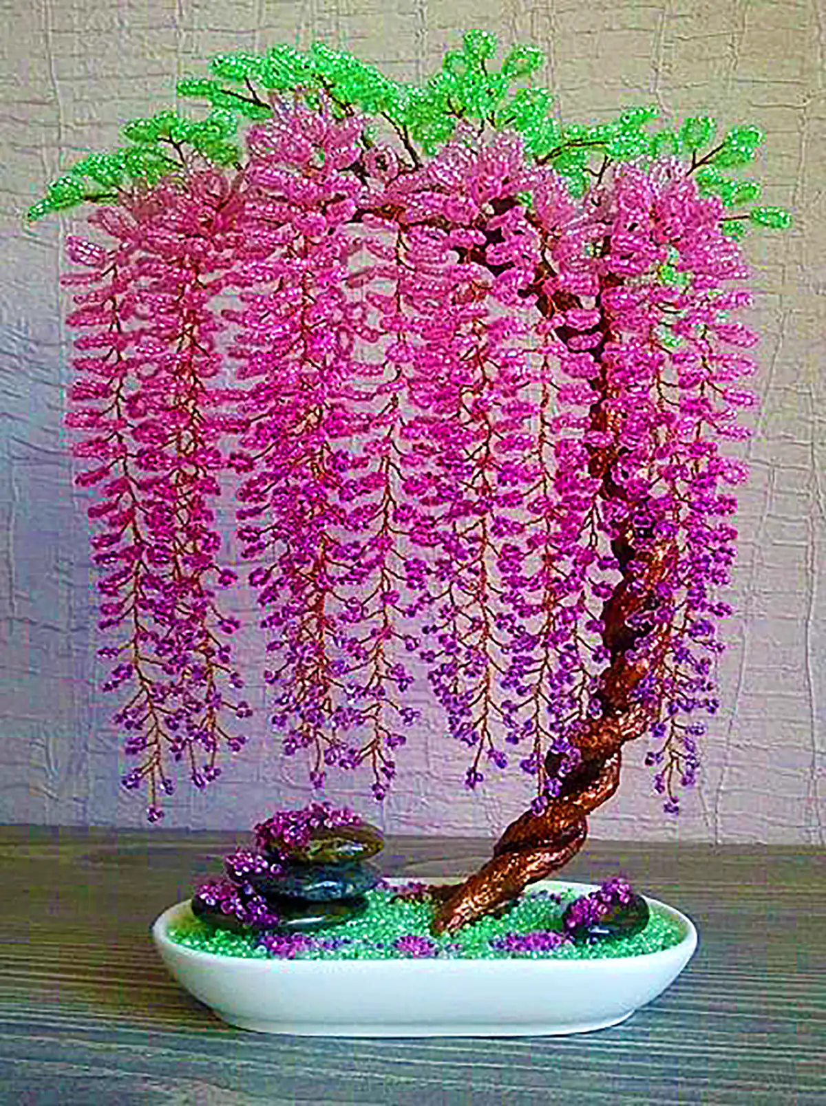 بونسای دکوری کریستالی