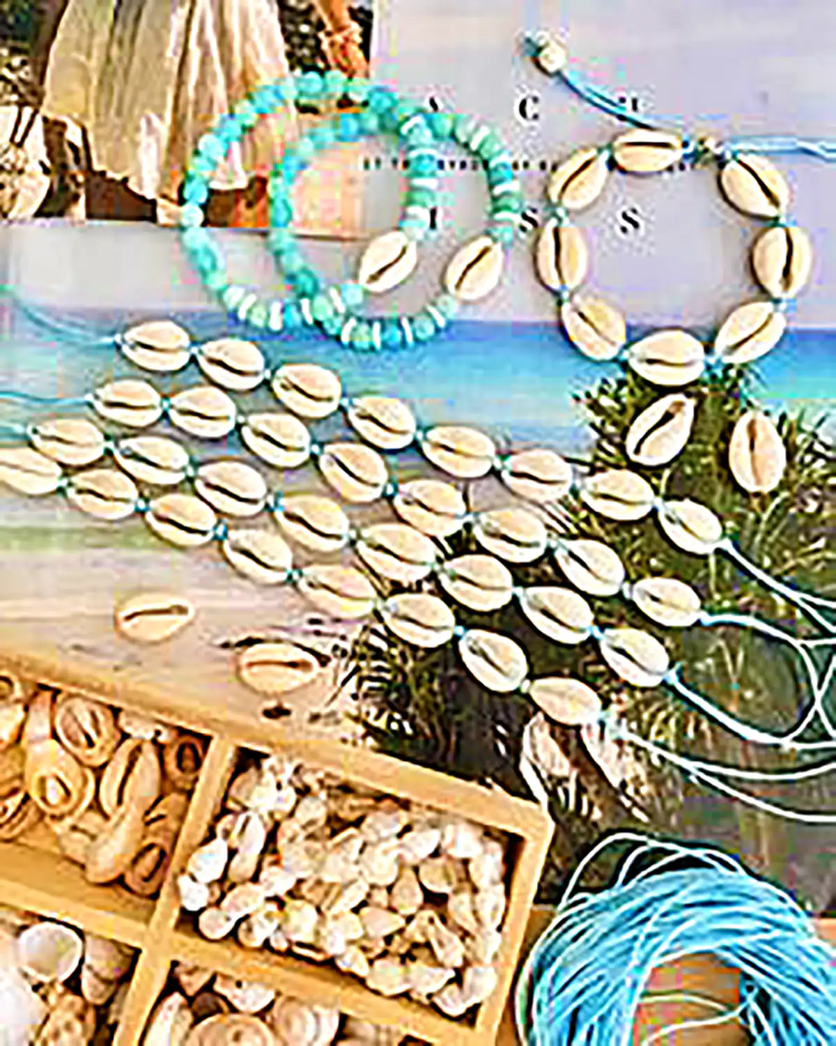 دستبند صدف گوش ماهی