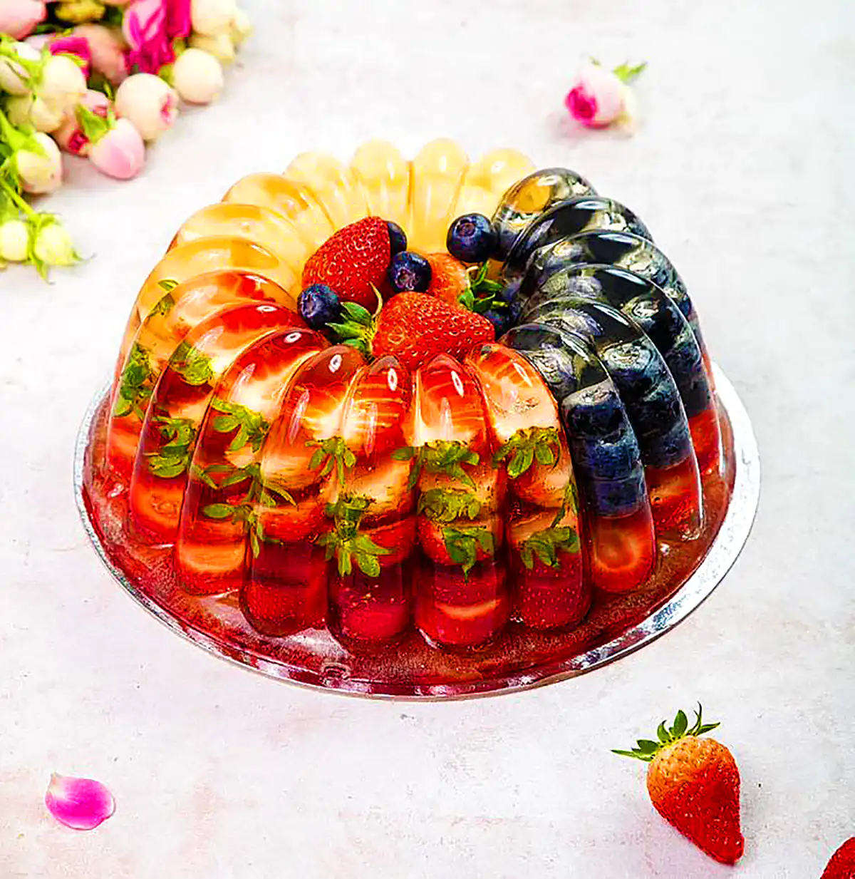 دسر ژله قالبی مجلسی