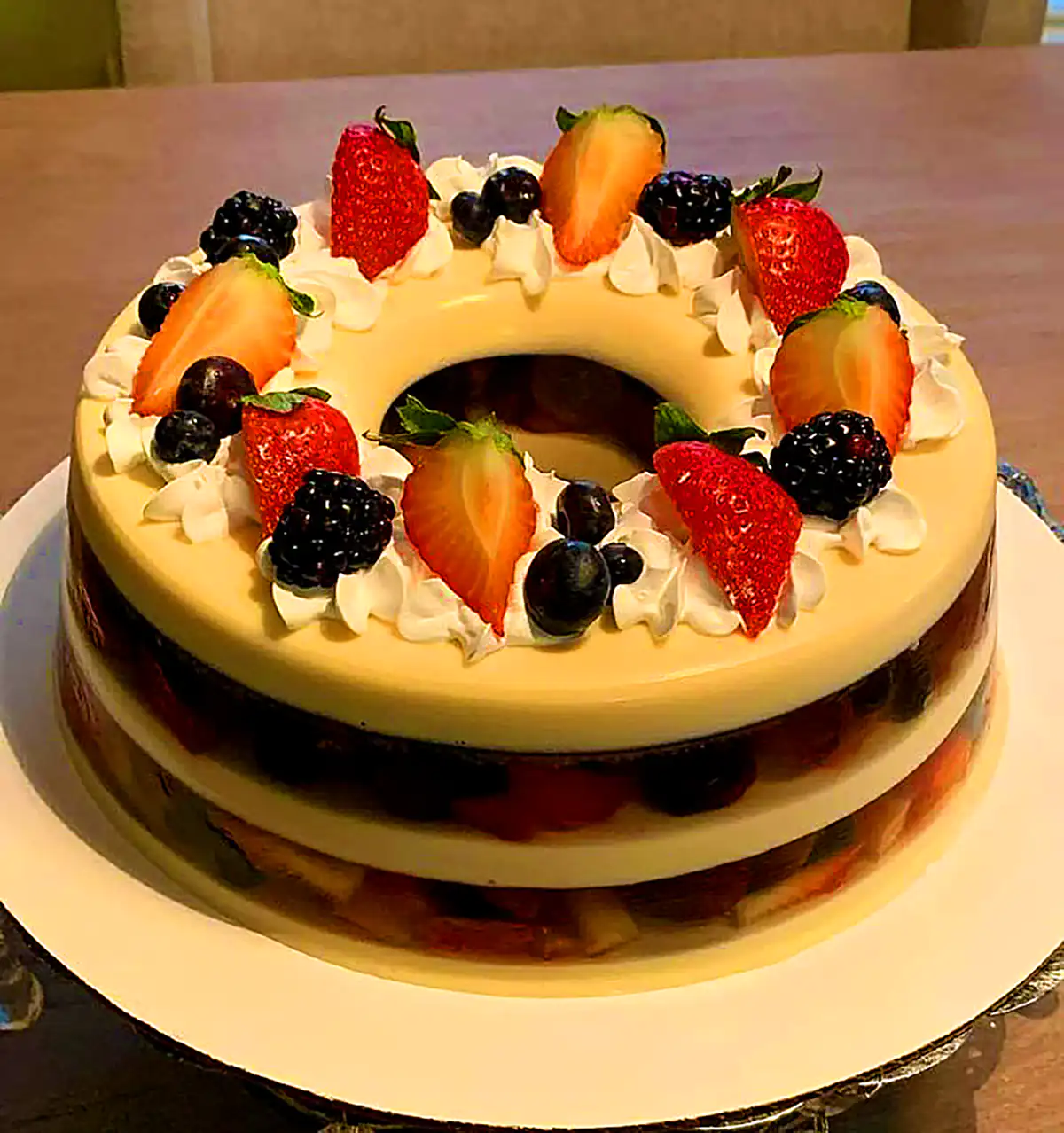 دسر ژله قالبی مجلسی