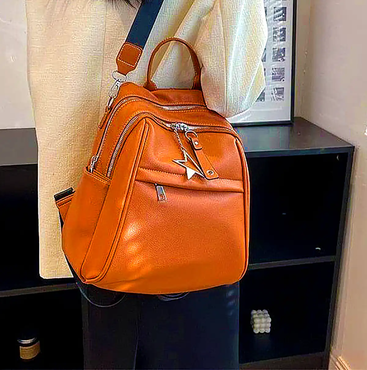 کوله پشتی چرمی شیک