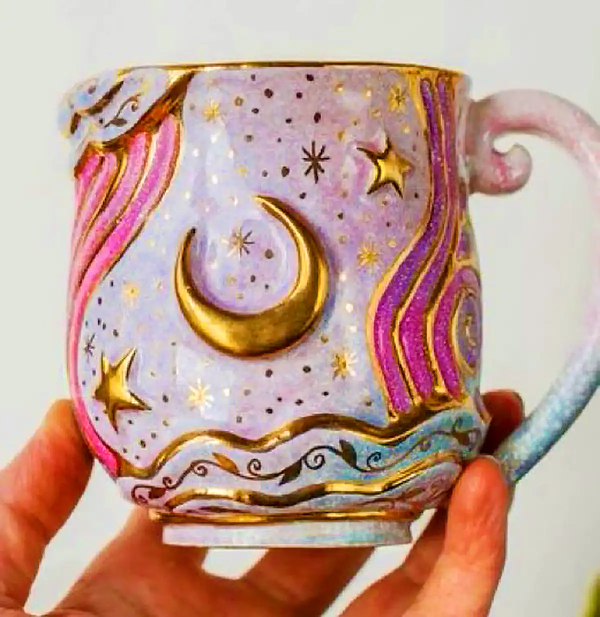 ماگ سفالی پینترستی