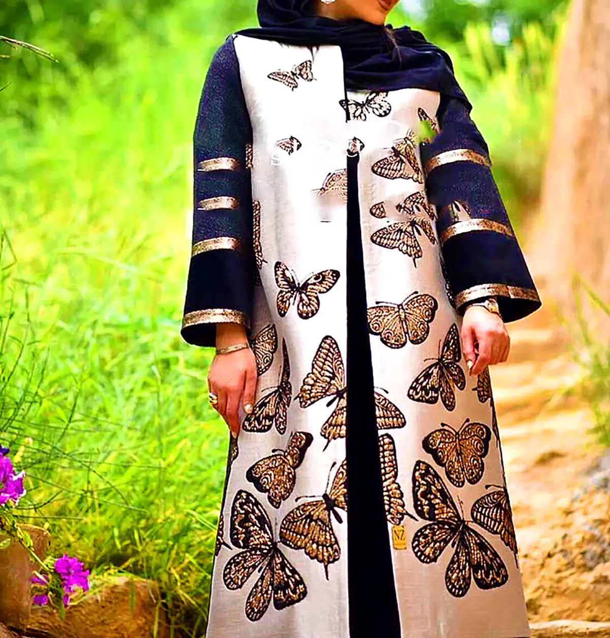 مانتو ژاکارد مجلسی گلدار 