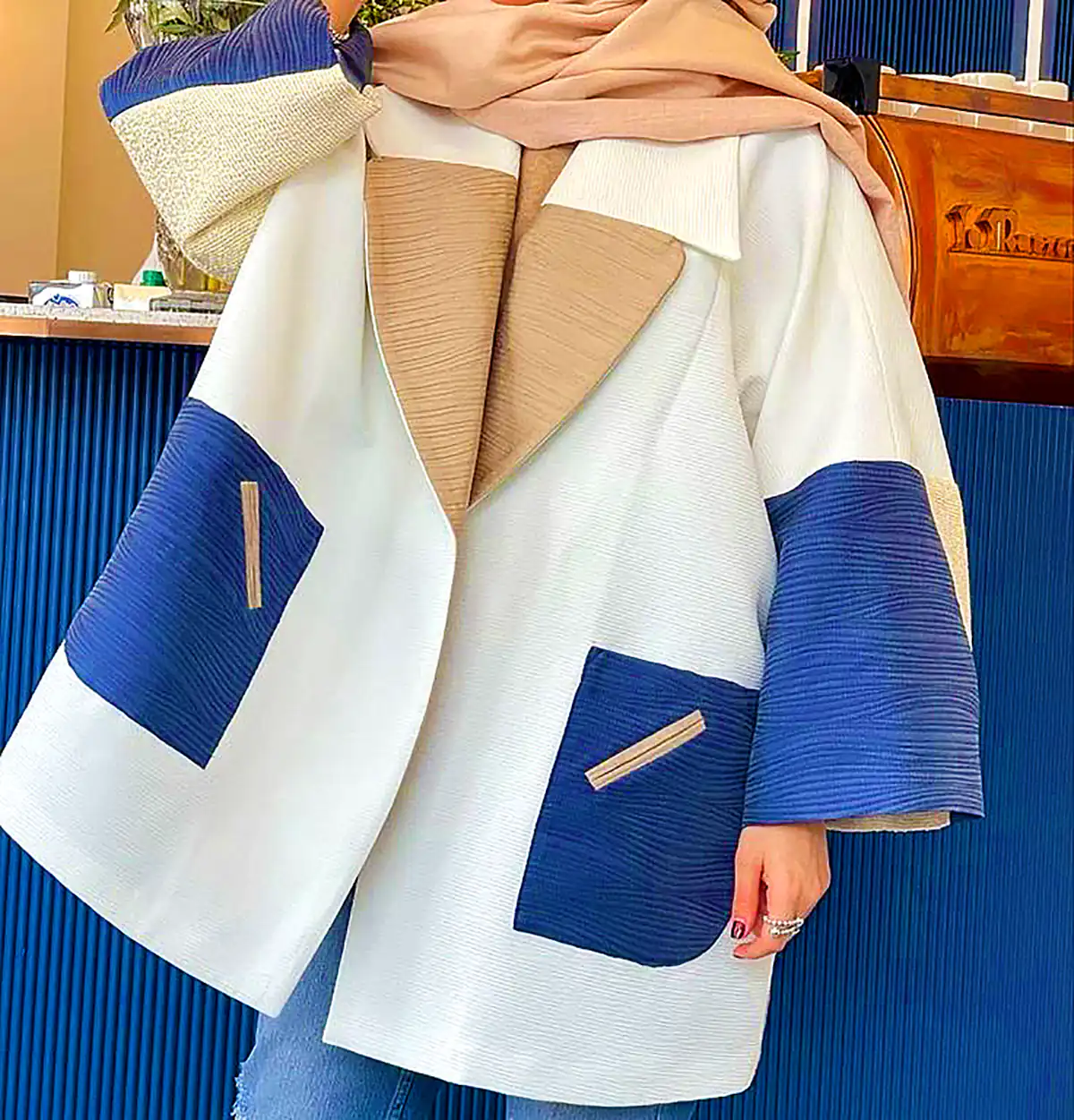 مانتو رنگی و مدرن پائیزی