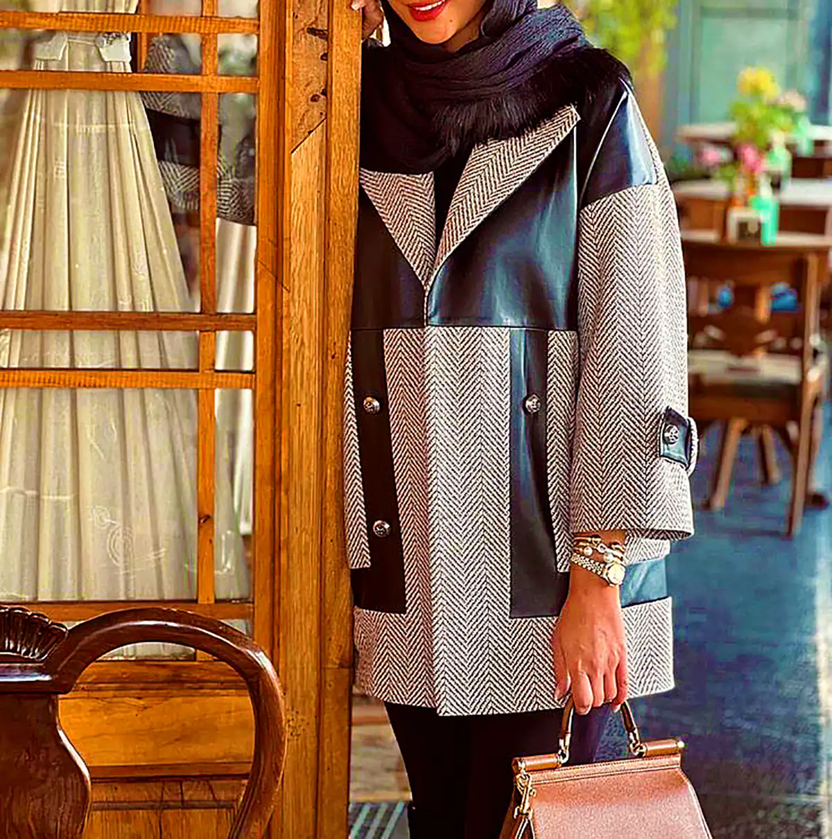 مانتو رنگی و مدرن پائیزی