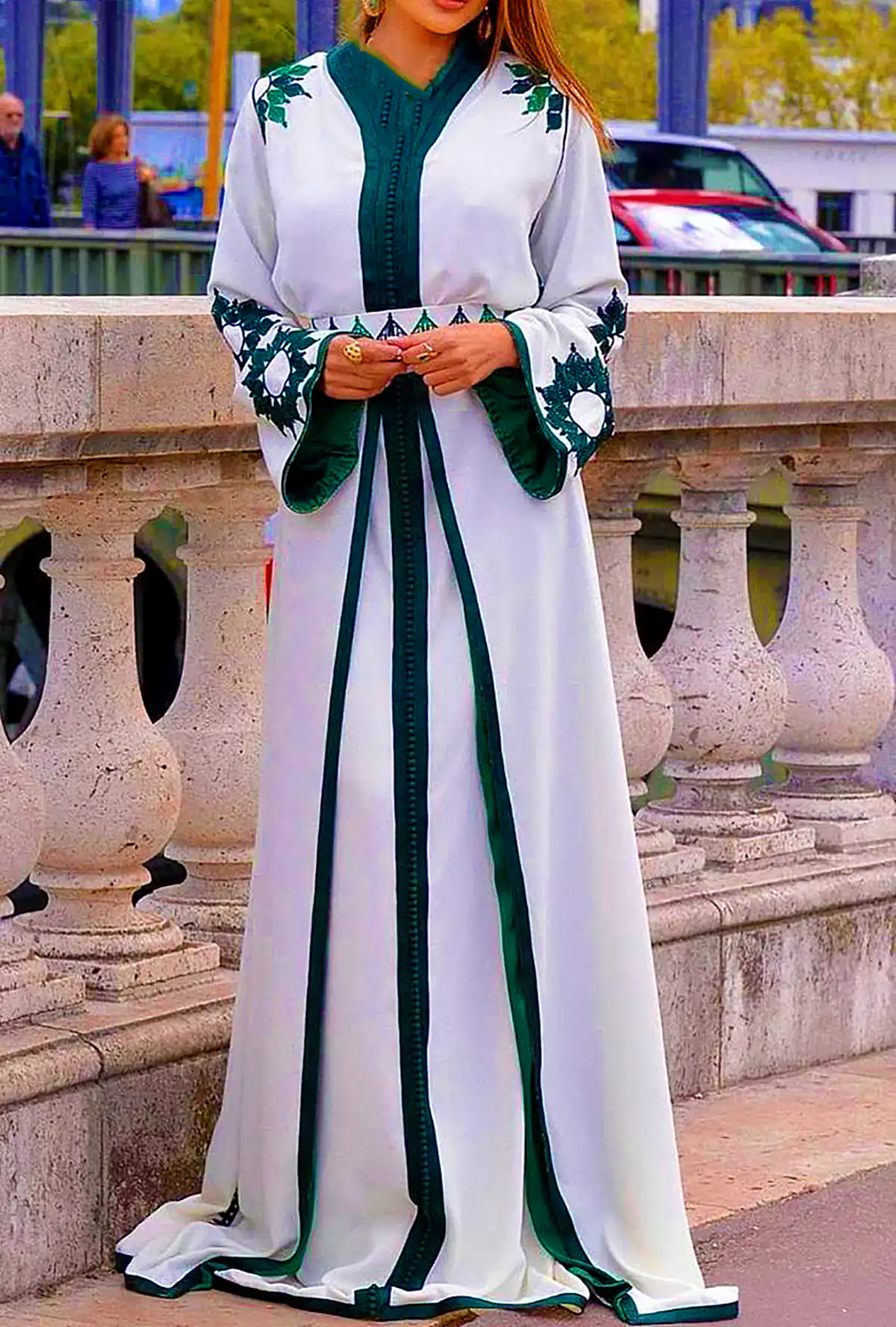 پیراهن رنگی کلاسیک زنانه