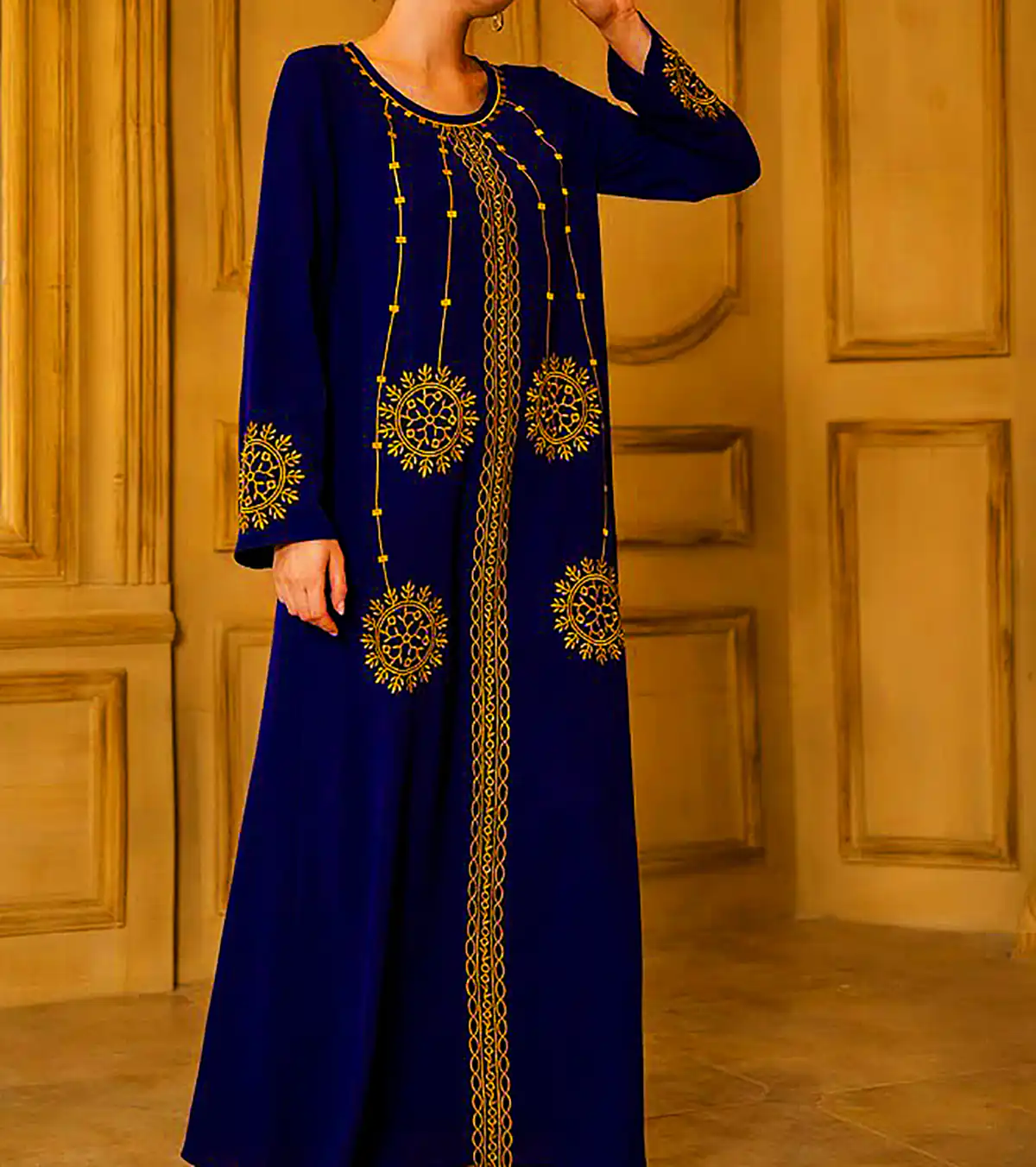 پیراهن رنگی کلاسیک زنانه