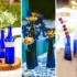 ۱۵ مدل گلدان آبی دکوراتیو شیشه‌ای که هر خونه‌ای رو شیک می‌کنه!