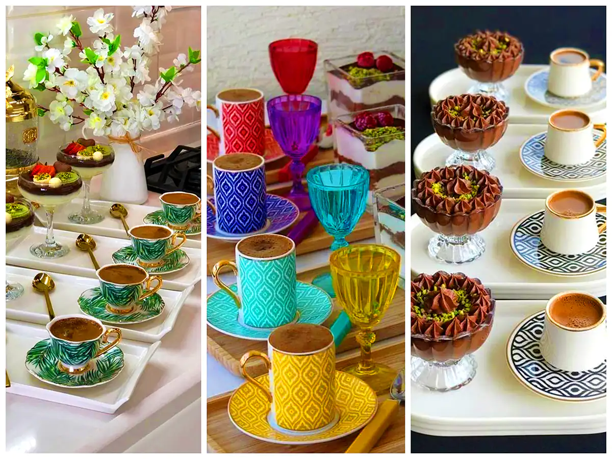 ایده سرو قهوه و چای