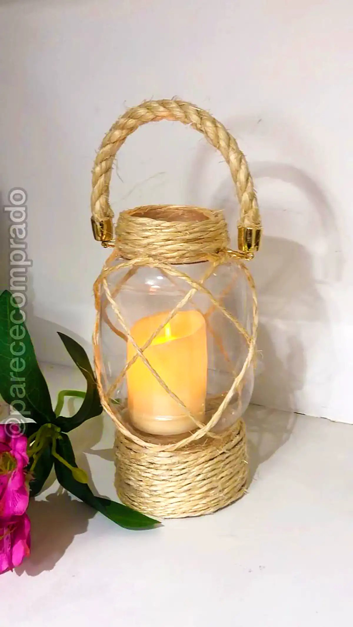 جا شمعی فانوس چوبی 