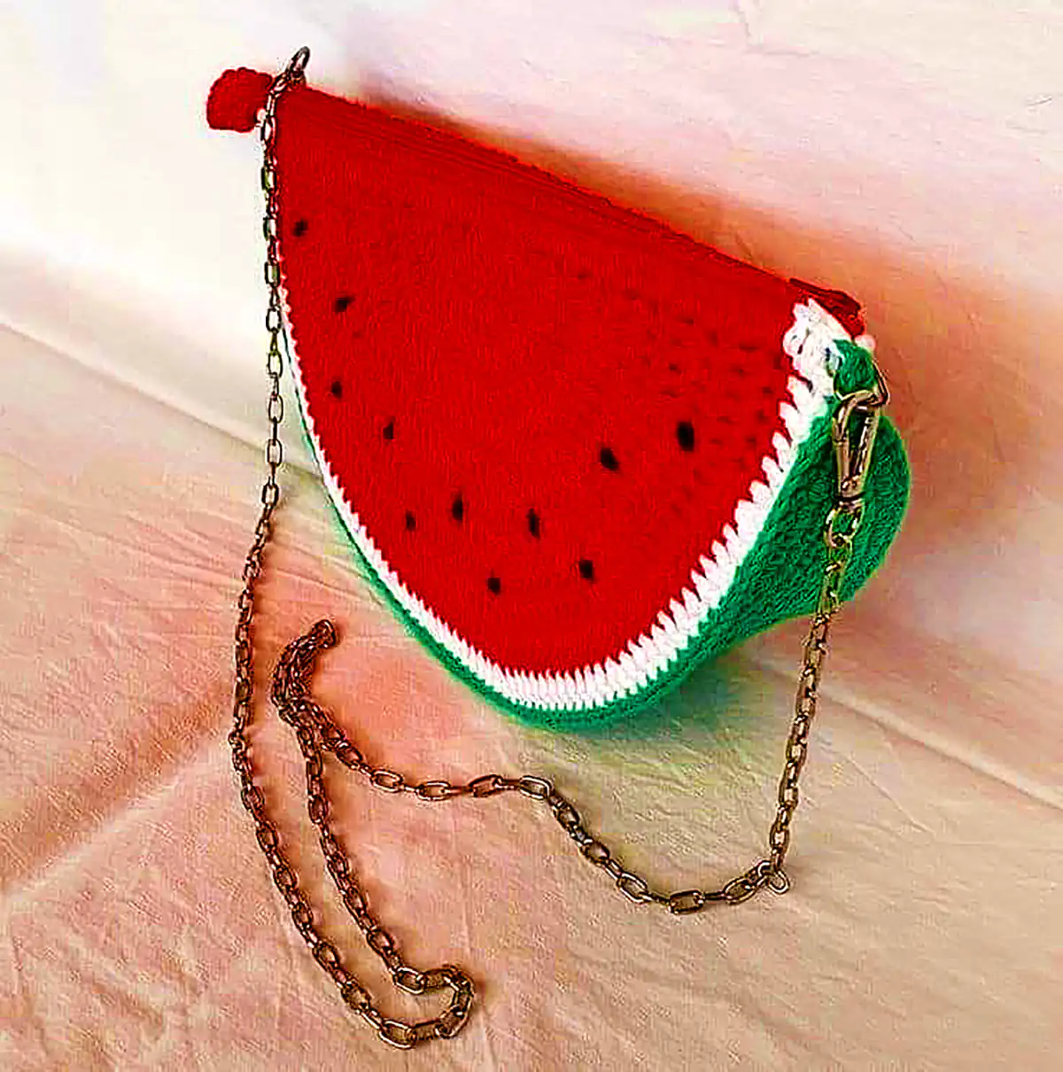 کیف بافتنی طرح میوه