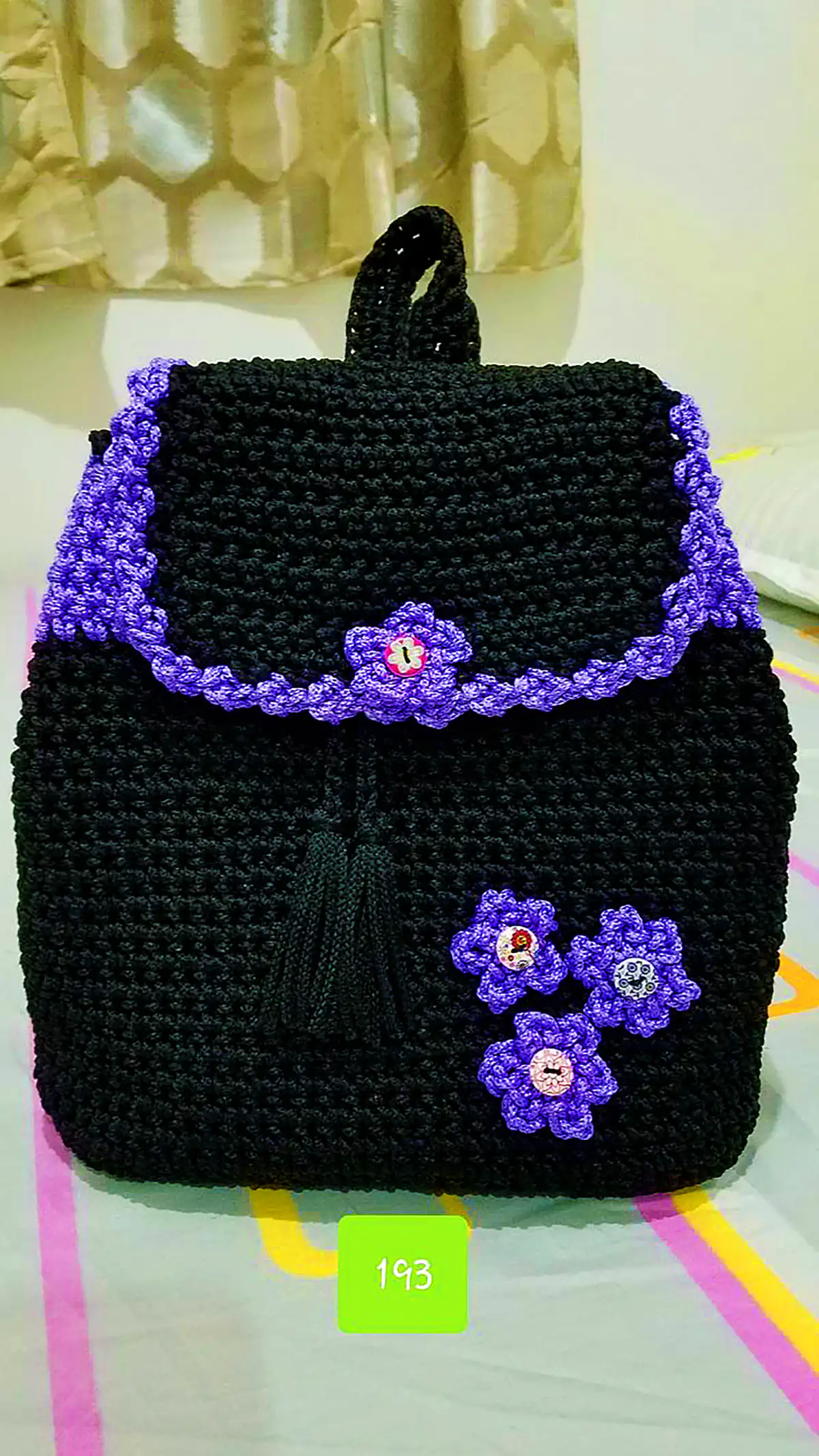 کوله پشتی بافتنی اسپرت