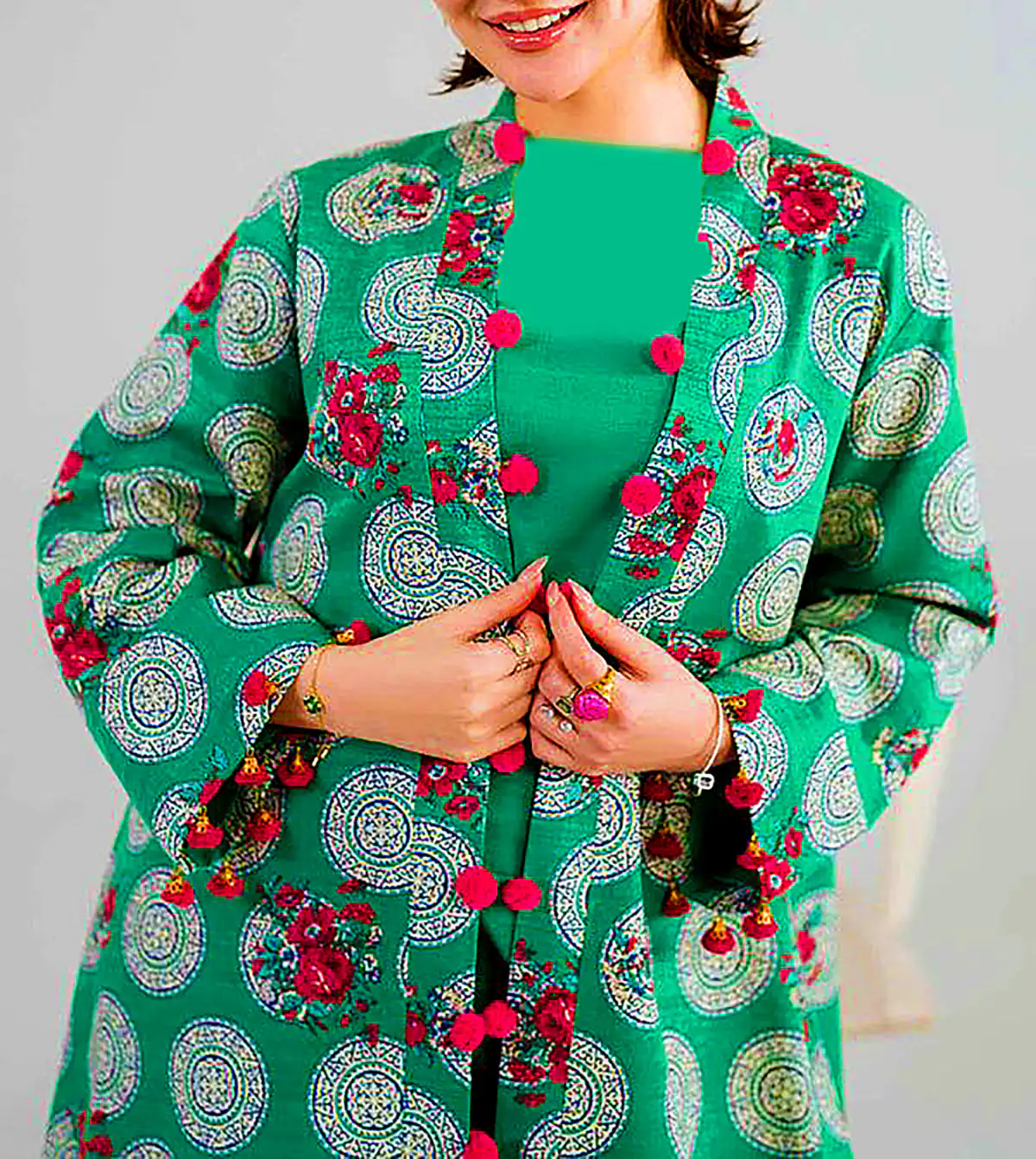 مانتو سوزن دوزی لاکچری