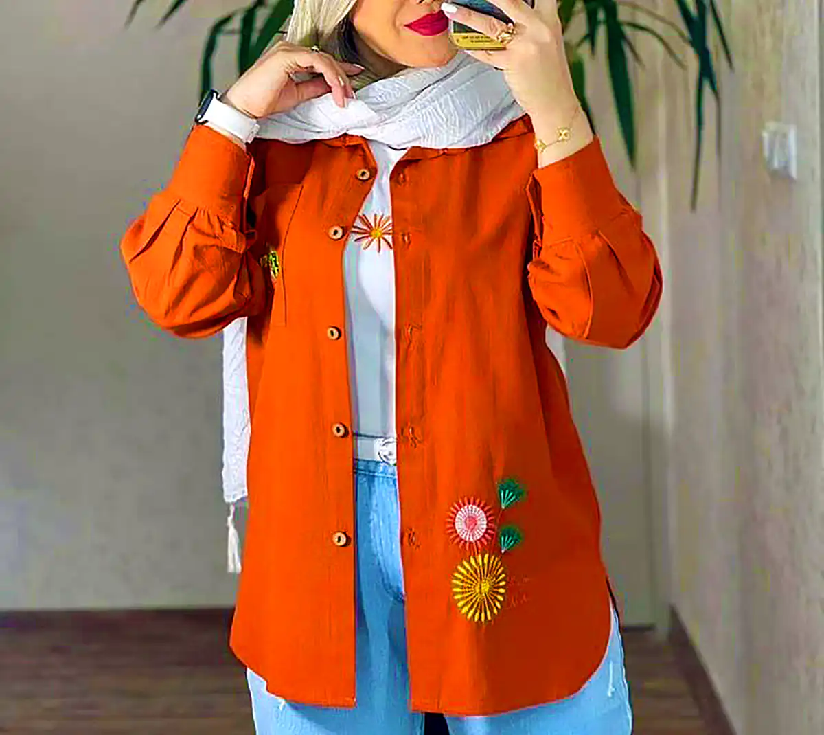 شومیز رنگی مدرن و شیک