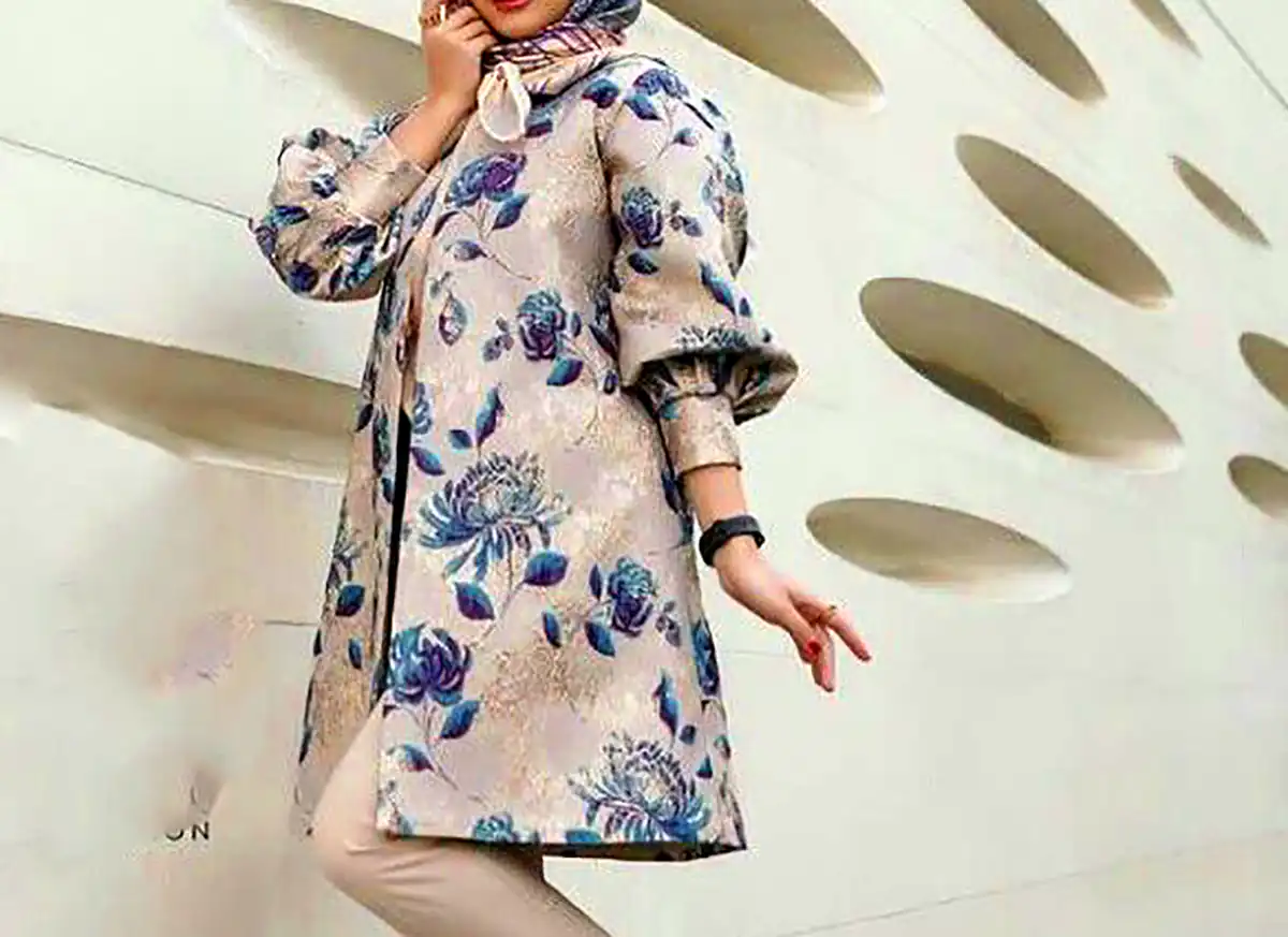 مانتو کتی یقه دار مجلسی
