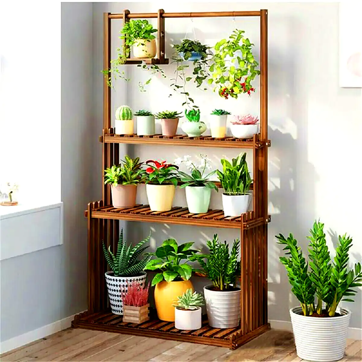 فلاور باکس چوبی