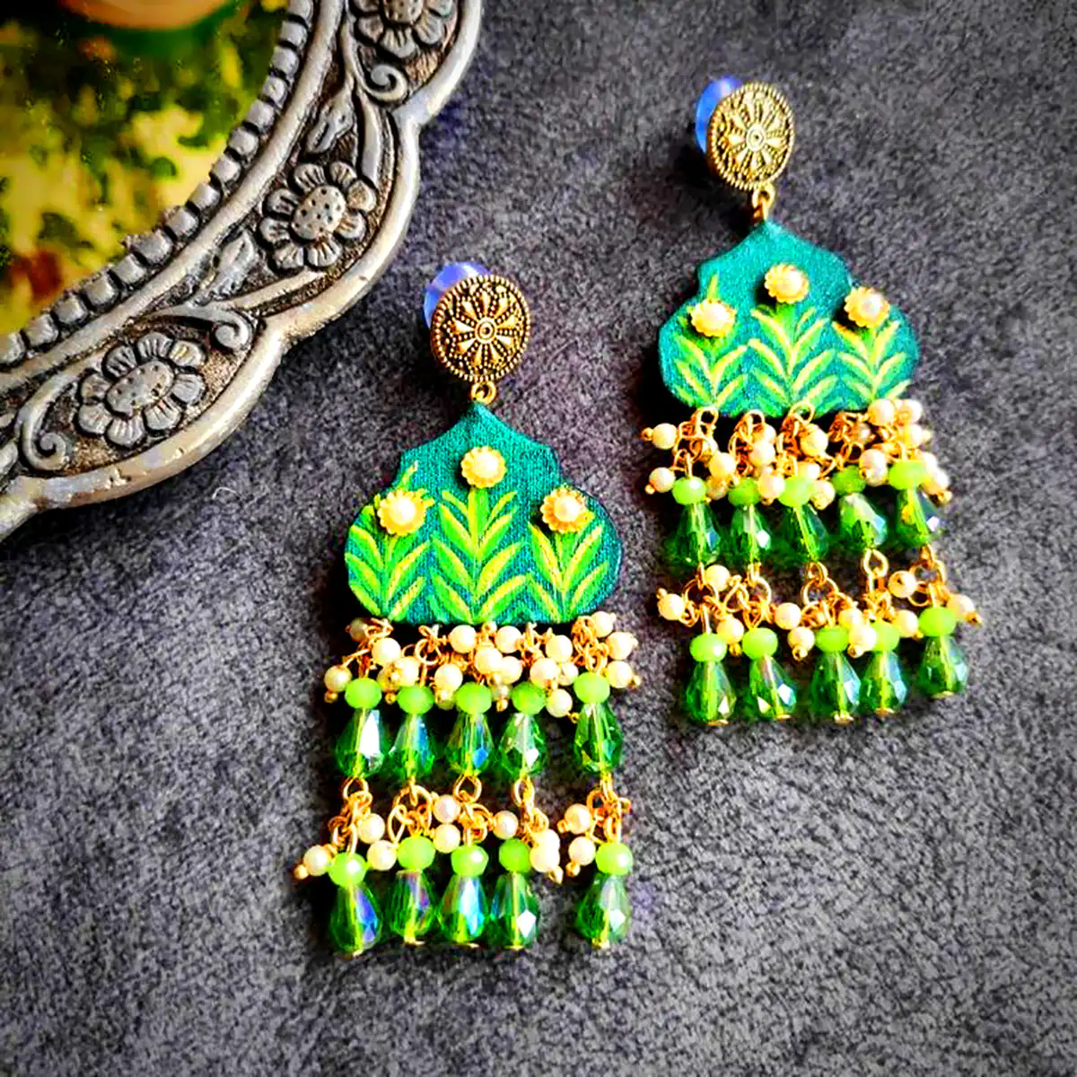 گوشواره نپالی رنگی