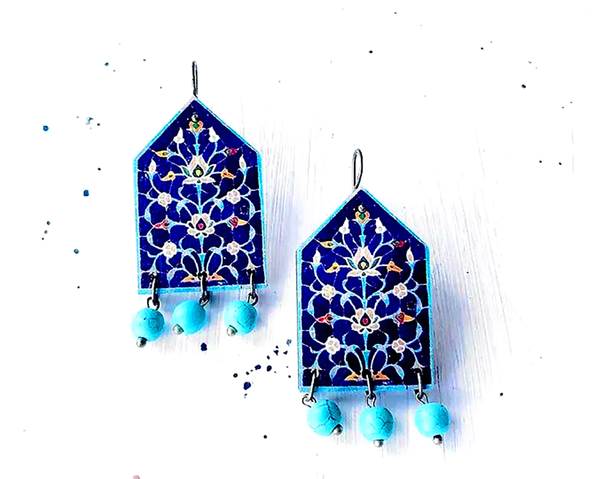 گوشواره نپالی رنگی