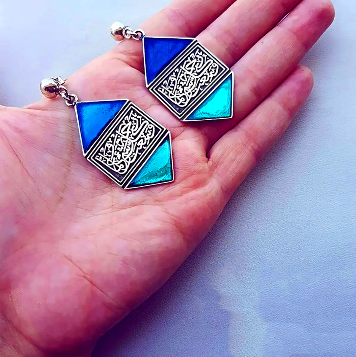 گوشواره نپالی رنگی