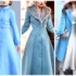 پالتو زنانه آبی آسمونی؛ ۱۵ طرح برای تیپ روزهای سرد و بارونی