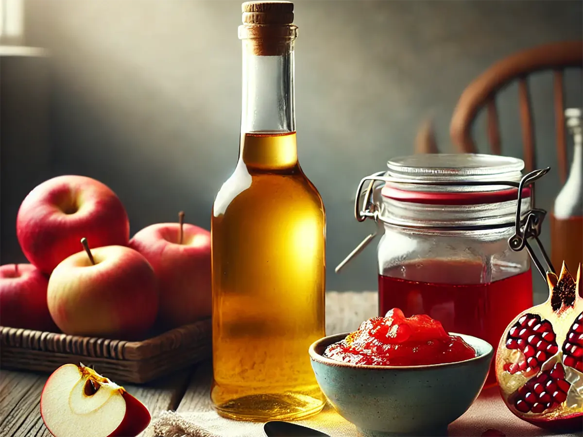 خواص ترکیب سرکه سیب با رب انار