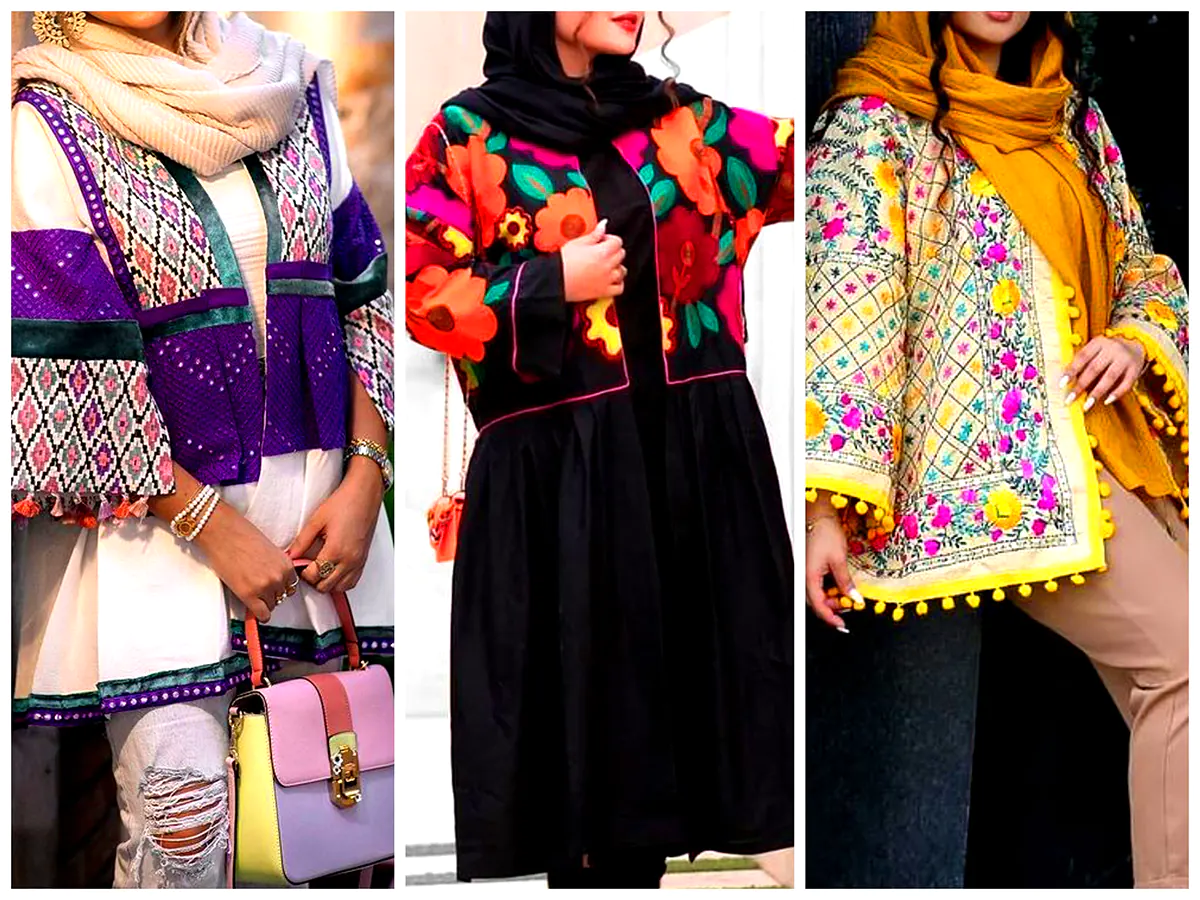 مانتو طرحدار سنتی زنانه