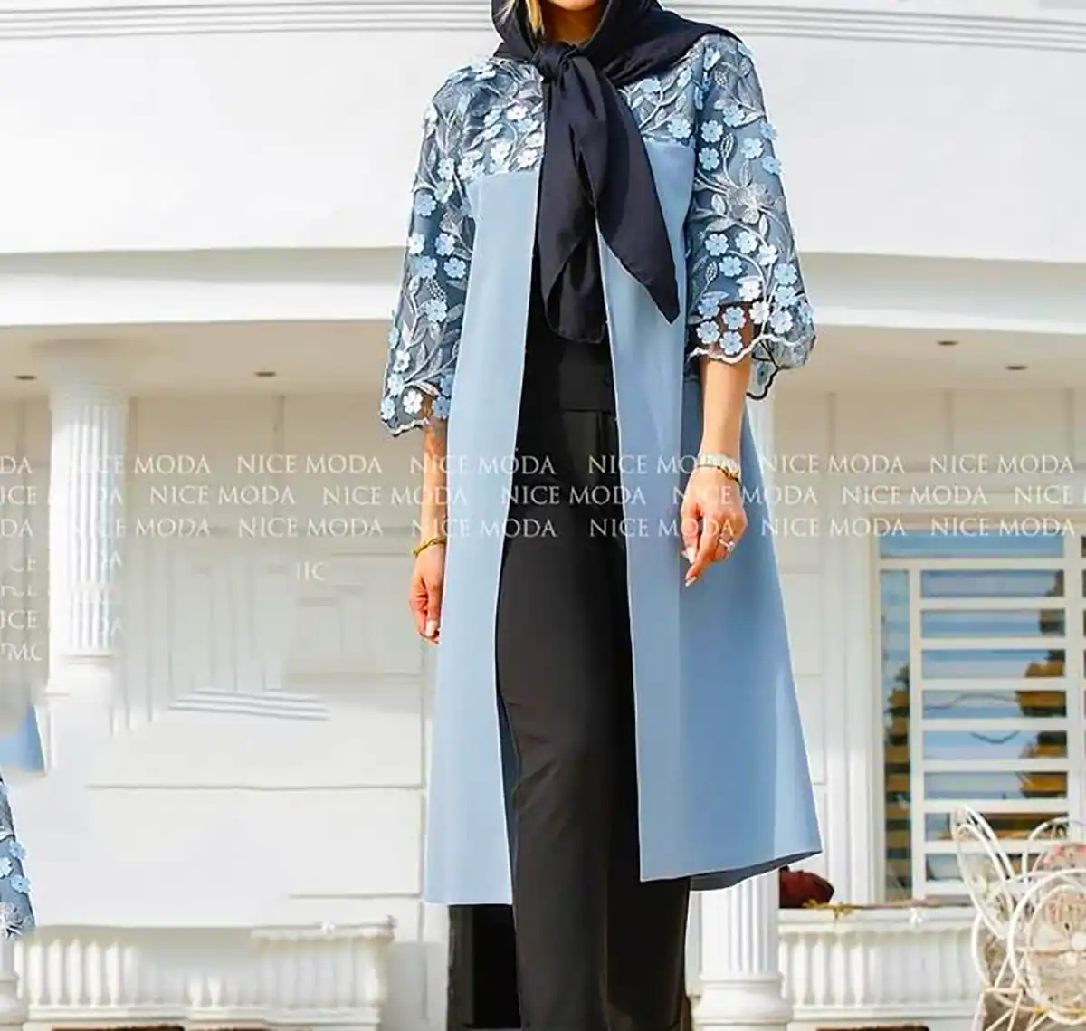 مانتو ژاکارد کلاسیک