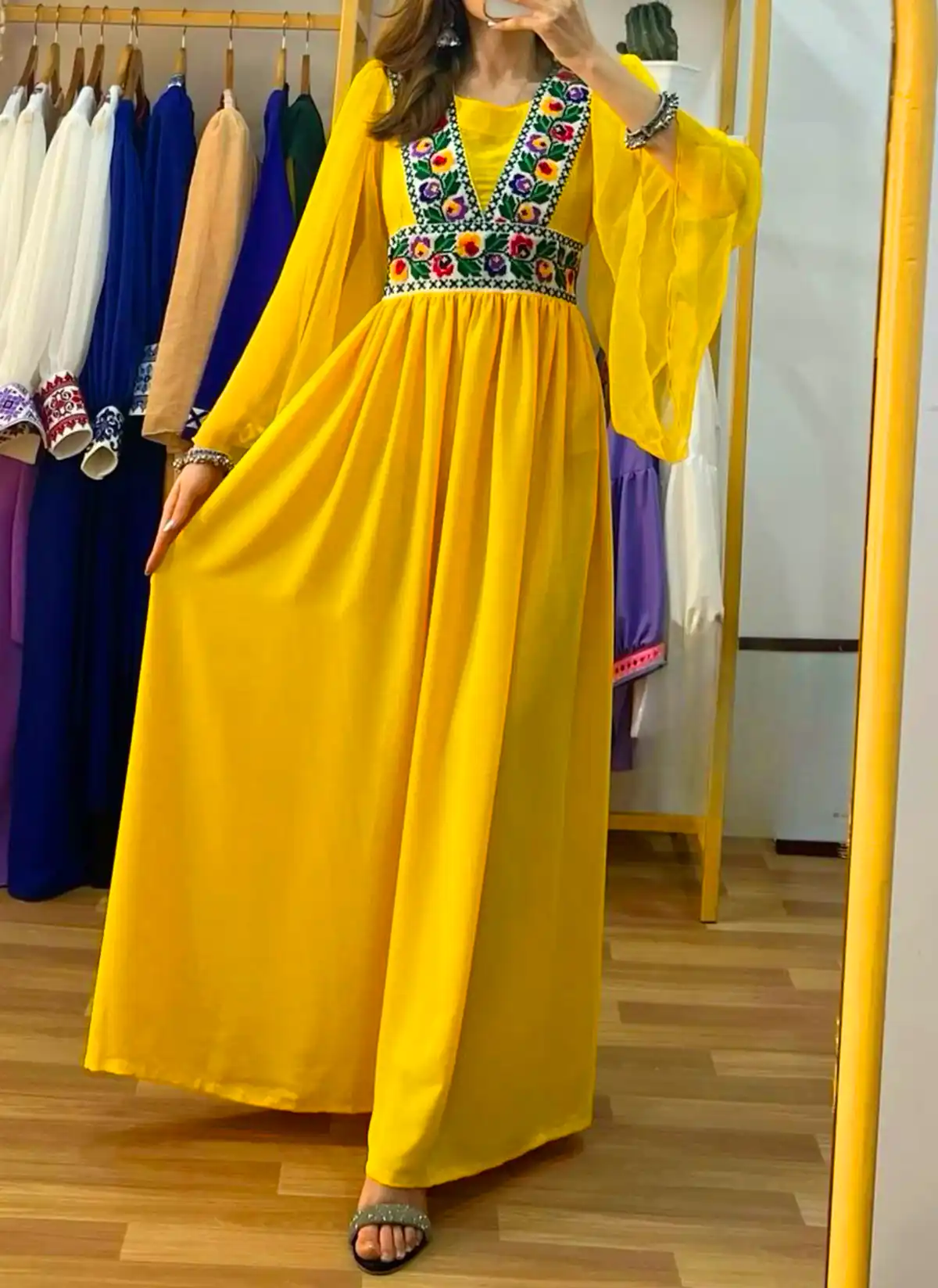پیراهن هندی مجلسی