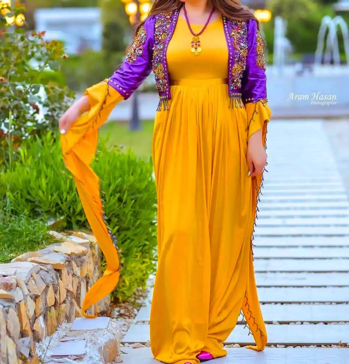 پیراهن هندی مجلسی