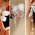 گوشواره گل پارچه ای ؛ ۱۵ مدل طراحی خاص برای استایل‌های مختلف