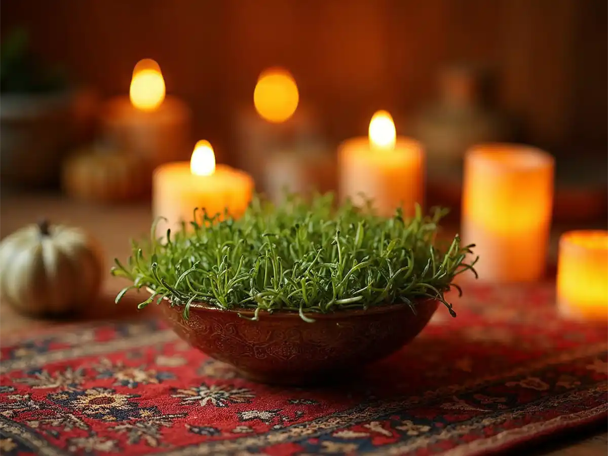کاشت سبزه عدس نوروزی