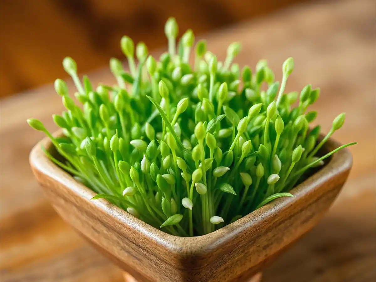 کاشت سبزه کنجد برای عید