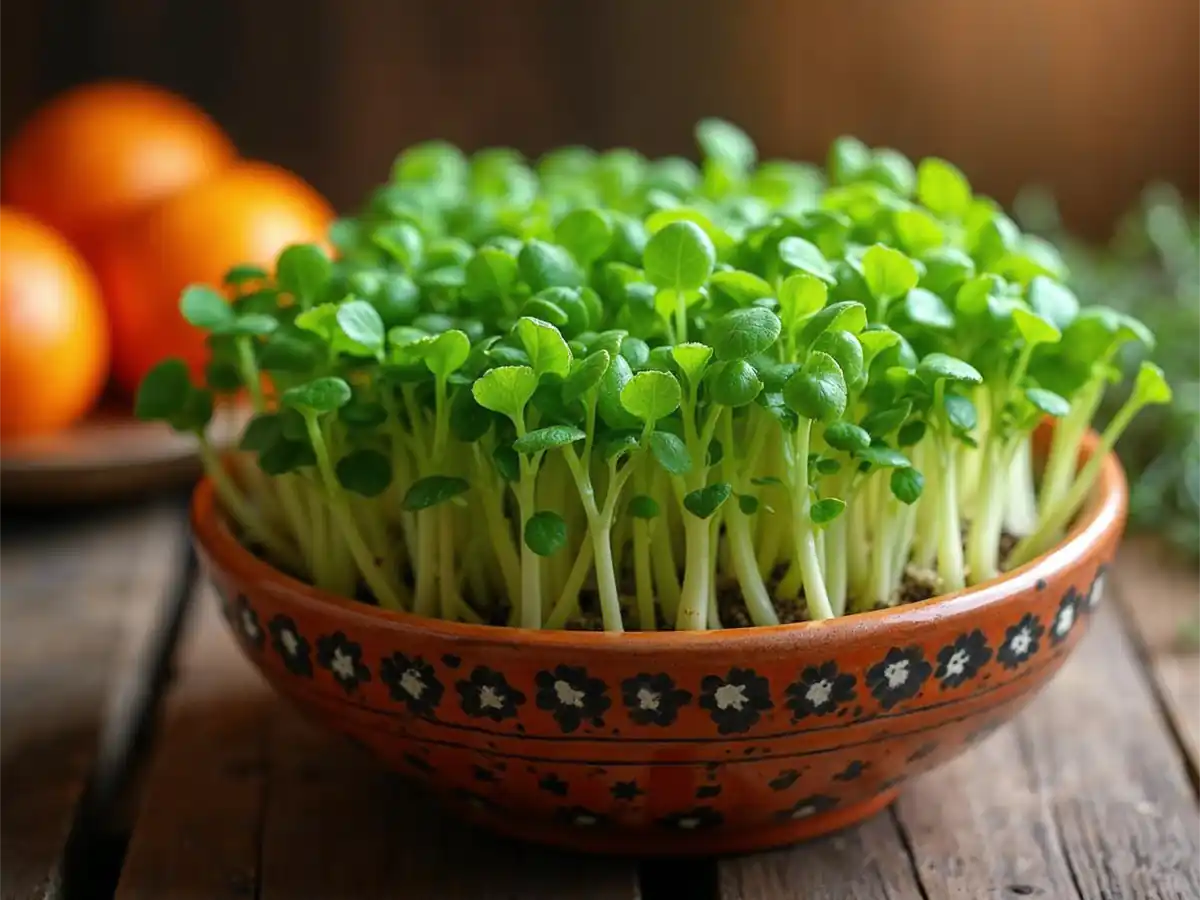 کاشت سبزه پرتقال برای عید