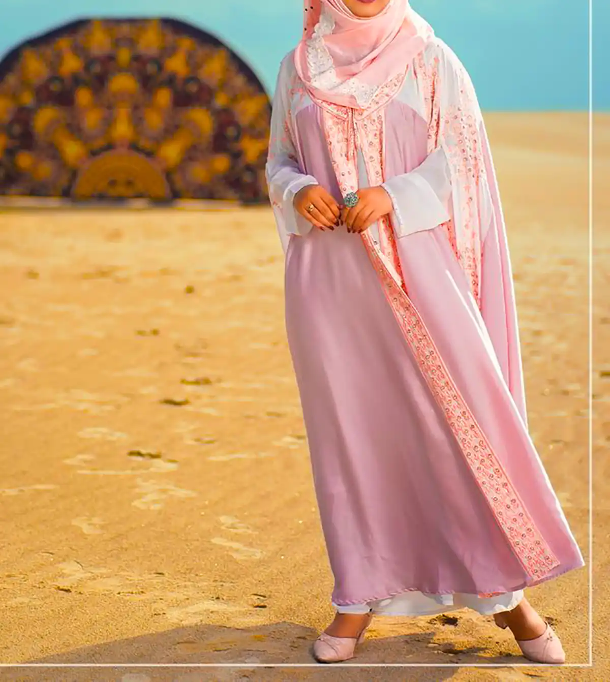 مانتو بلند خوش رنگ