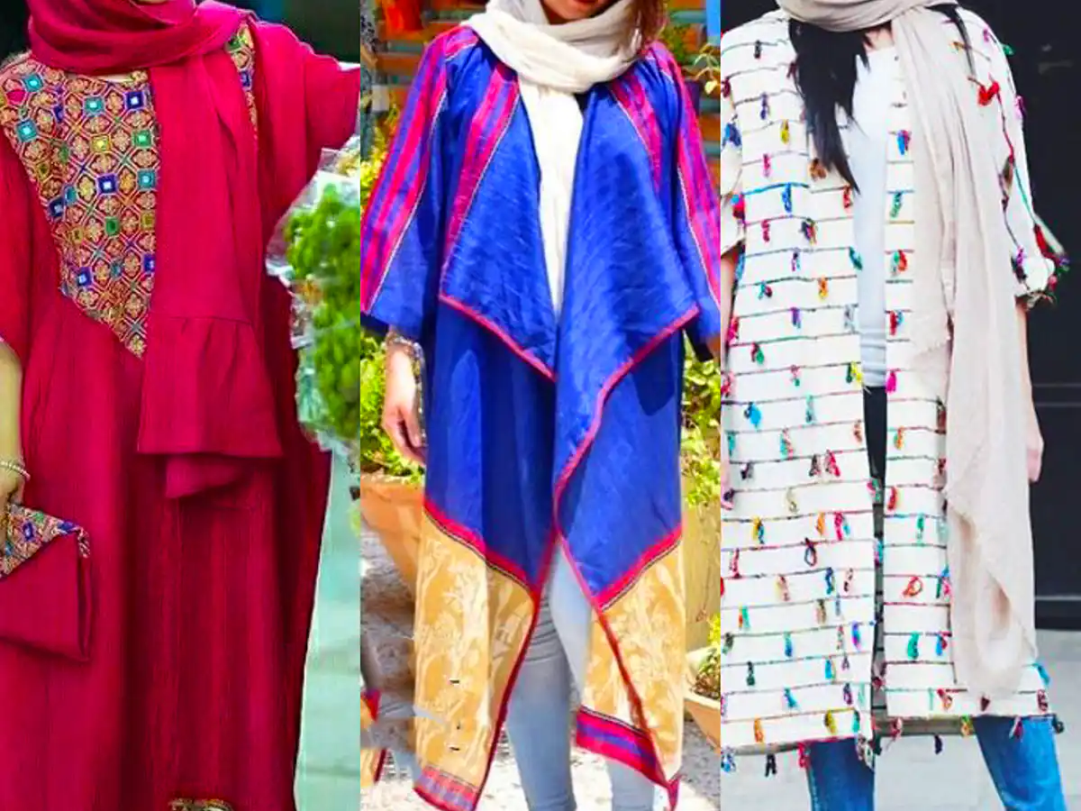 مانتو رنگی و شیک
