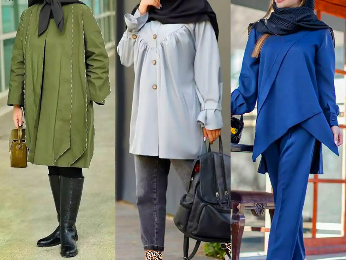 مانتو ساده و خاص دانشجویی