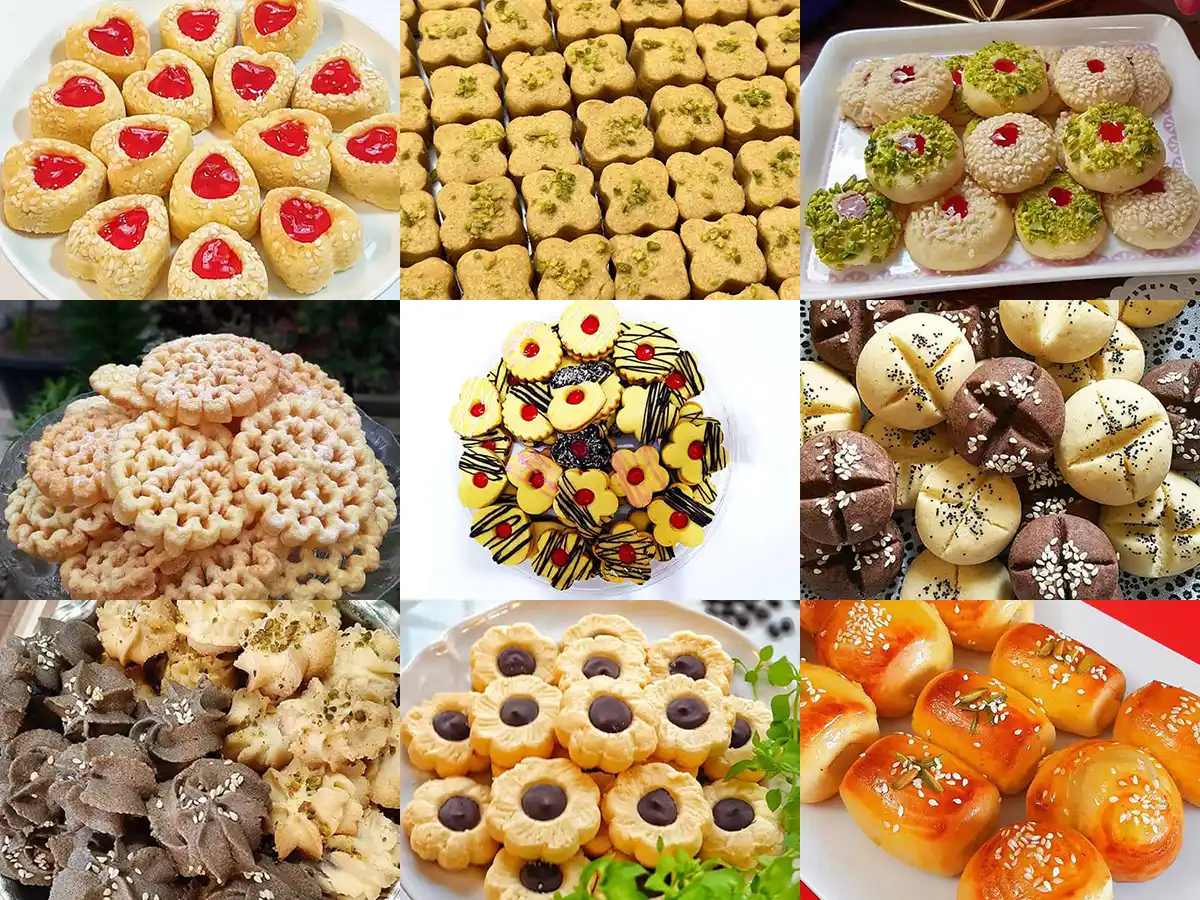 انواع شیرینی عید