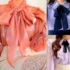 شومیز یقه کراواتی ؛۱۵ مدل فانتزی برای خانم‌های شیک‌پوش 👚