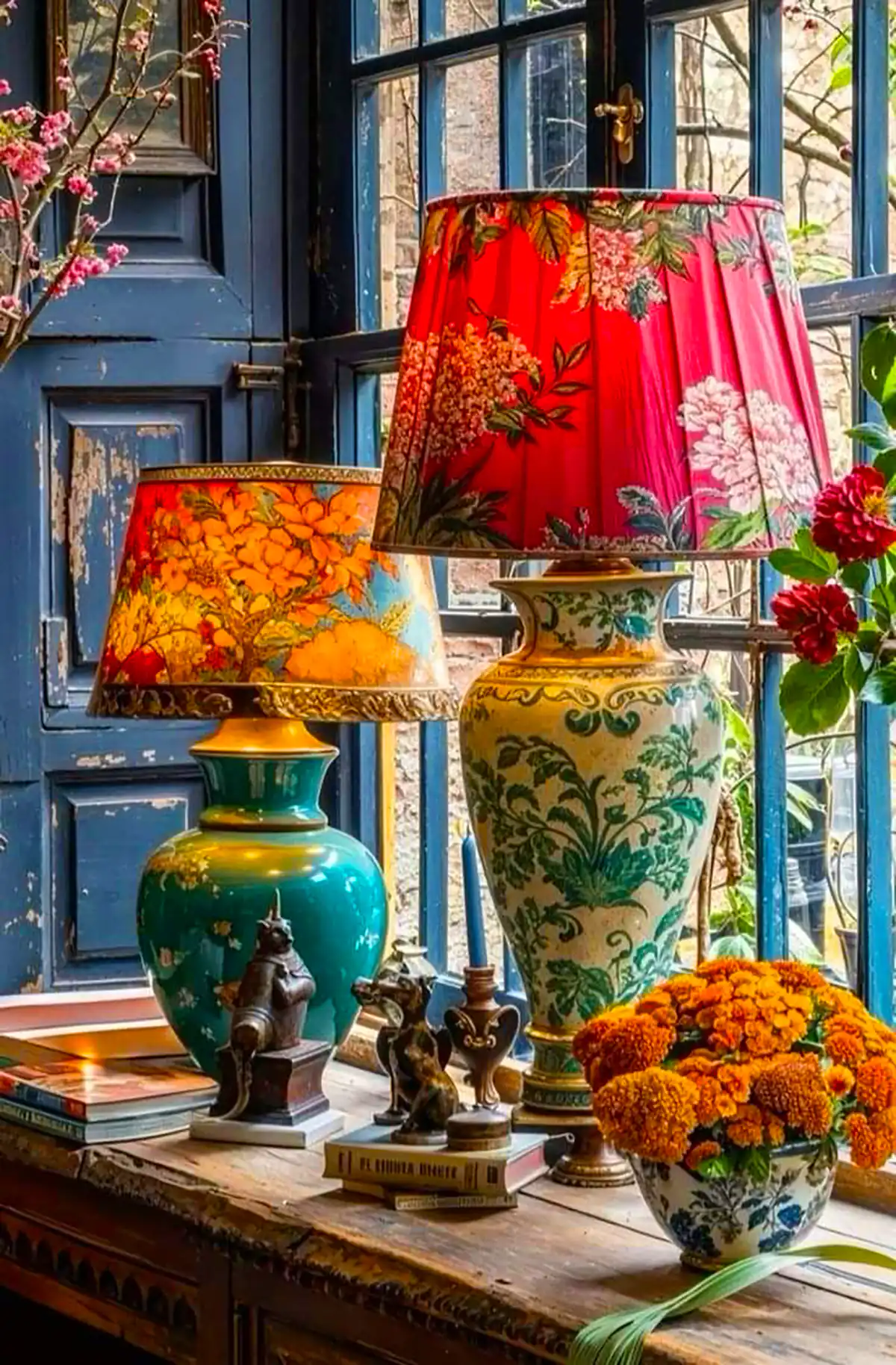 آباژور رنگارنگ رومیزی