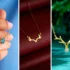 گردنبند فانتزی شاخ گوزن؛ کالکشن ۱۵ مدل جدید و خاص برای استایل‌های فانتزی