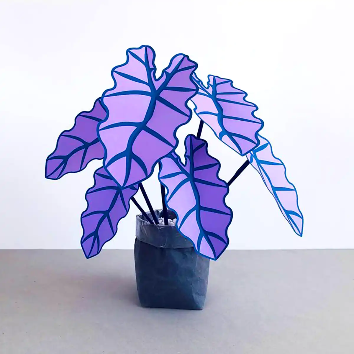 گلدون دکوری کاغذی