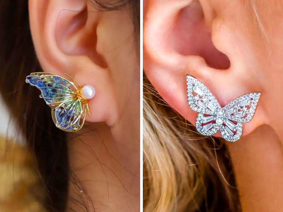 گوشواره باترفلای شیک