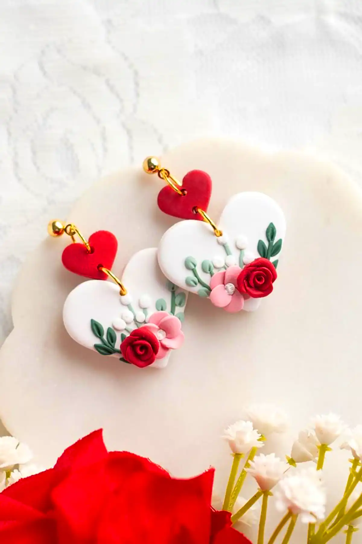 گوشواره خمیری فانتزی