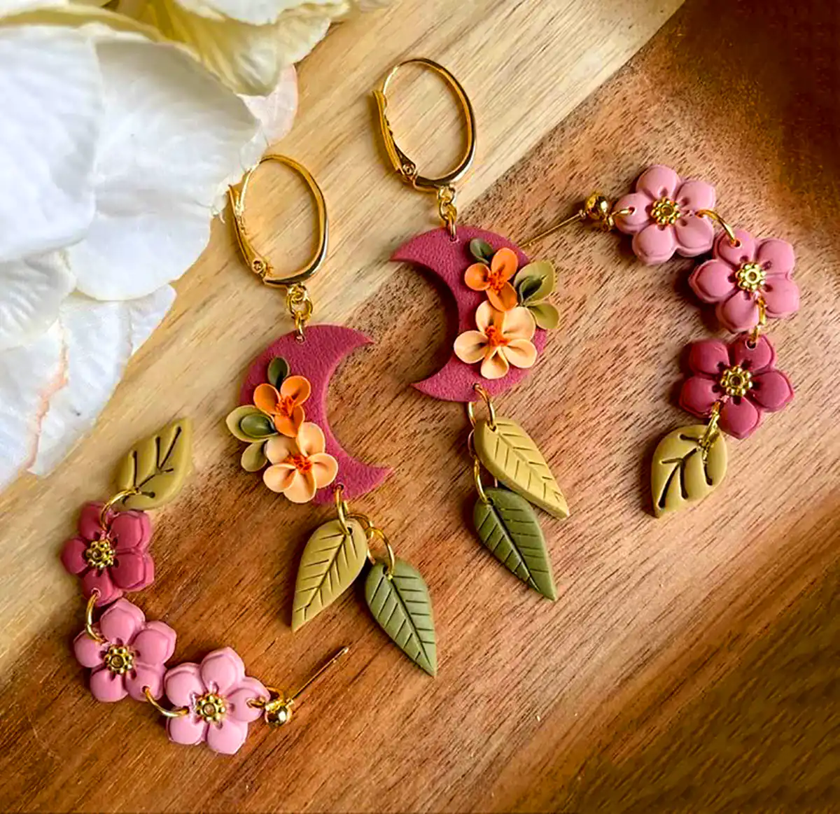 گوشواره خمیری فانتزی