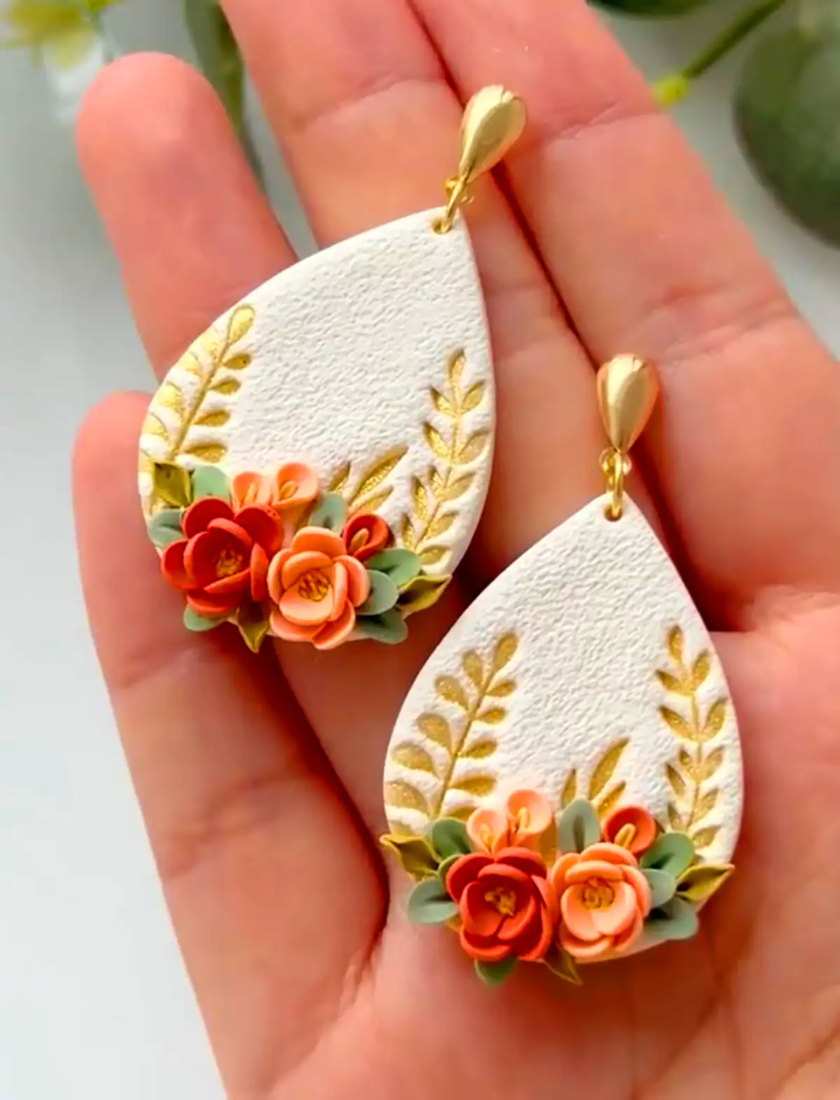 گوشواره خمیری فانتزی