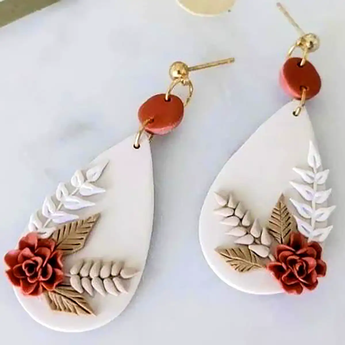 گوشواره خمیری فانتزی